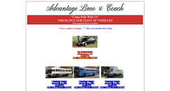 Desktop Screenshot of advantagelimoandcoach.com